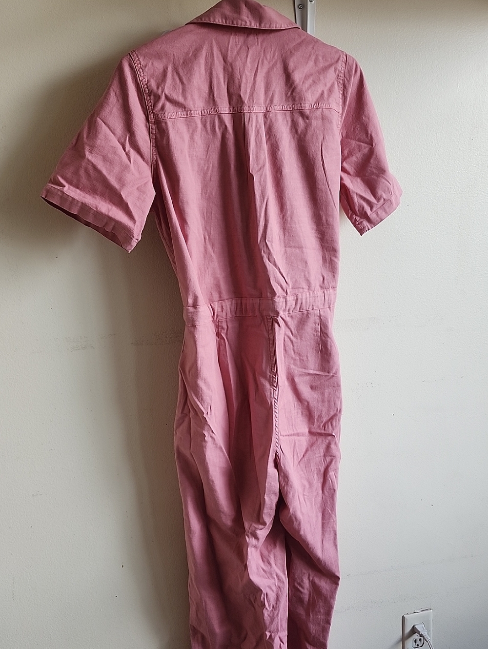 Faherty Pink Utility Short-Sleeve Jumpsuit - Picture 8 of 8